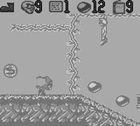 une photo d'Ã©cran de The Pagemaster sur Nintendo Game Boy